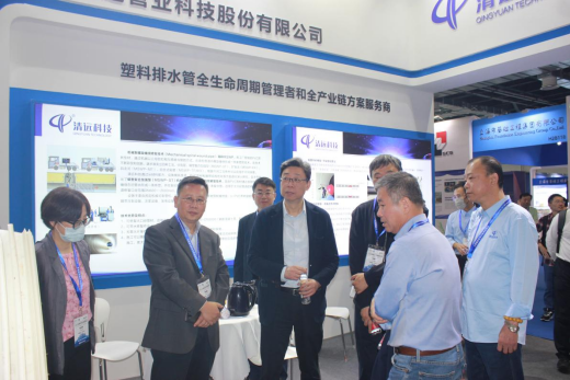 清遠(yuǎn)科(kē)技(jì)機(jī)械制(zhì)螺旋纏繞管非開(kāi)挖修複技(jì)術(shù)驚豔亮(liàng)相(xiàng)2023年(nián)上(shàng)海(hǎi)城(chéng)博會(huì)